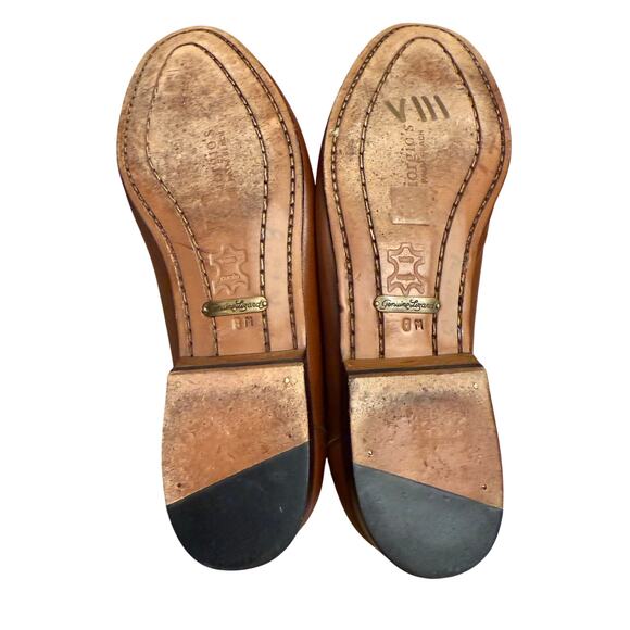 Giorgio’s of Palm Beach Genuine Lizard Loafers Men’s Size 8 Brown/White Leather - Picture 4 of 7